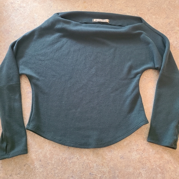 We the Free Teal Crop Top in Size Small - Picture 2 of 6